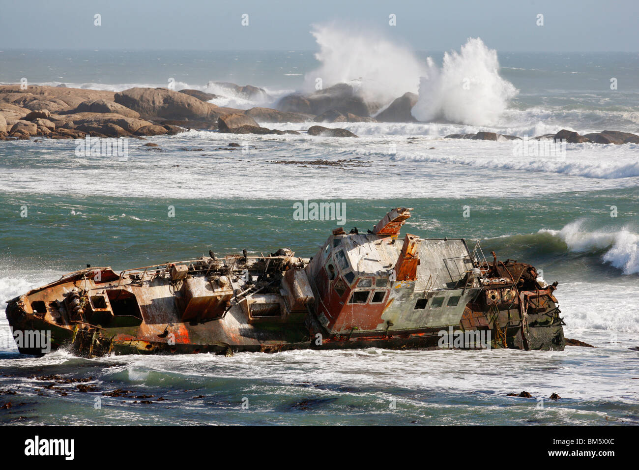 Shipwreck, Namaqualand Stock Photo