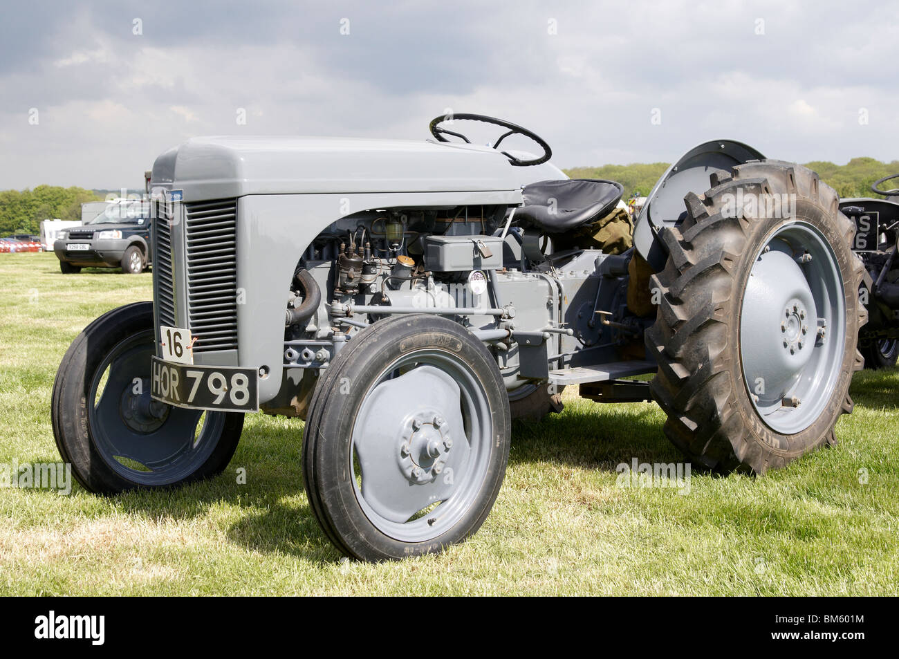 Classic agricultural tractors displayed at the Bill Targett Memorial