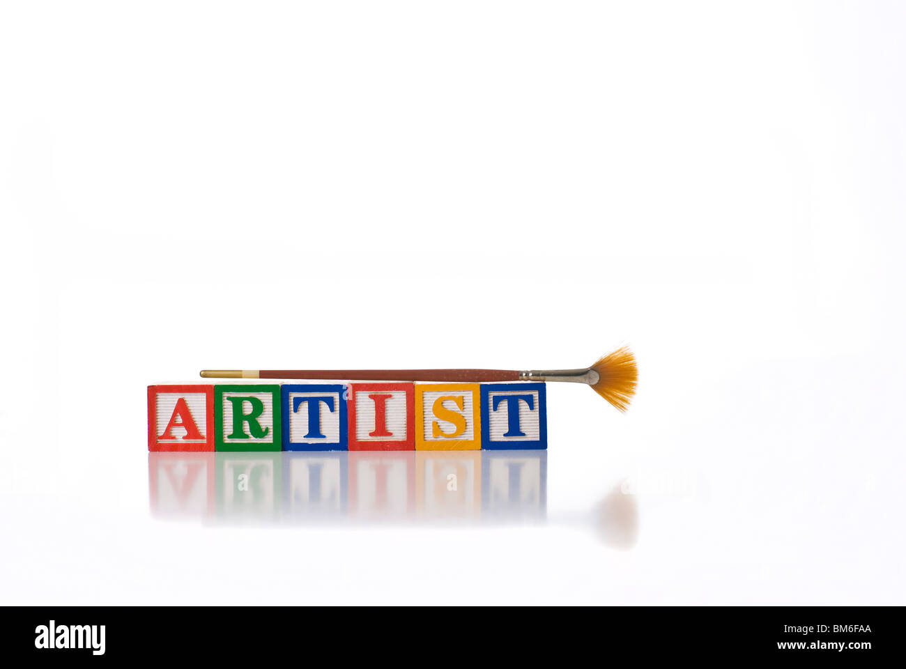 Word art brush paint hi-res stock photography and images - Alamy