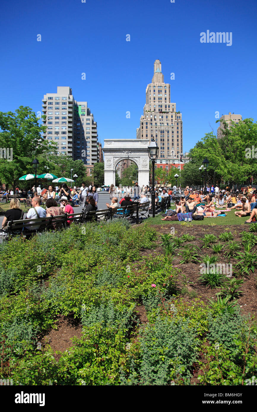 Washington Square Park, Washington Square Arch, Greenwich Village, West