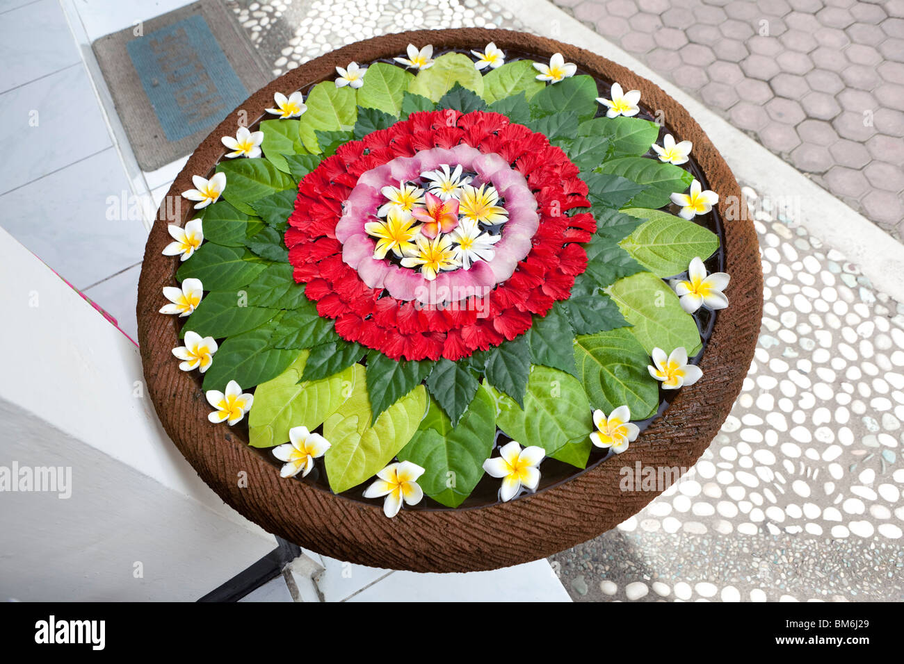 Bowl balinese flower decoration bali hi-res stock photography and images -  Alamy