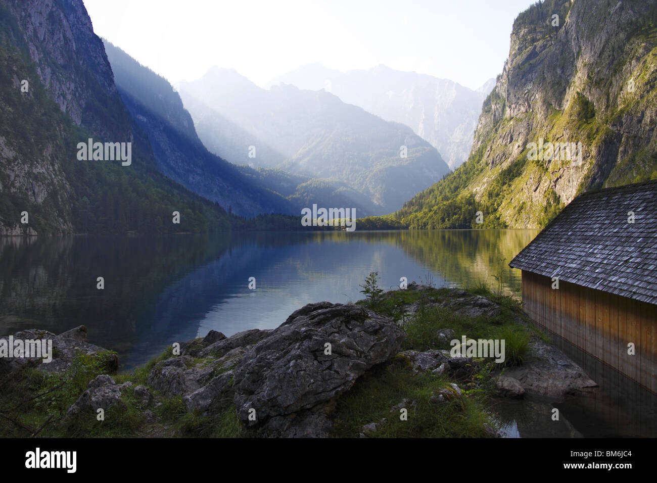 Alps, MOUNTAINS, Berchtesgaden, Königssee Stock Photo