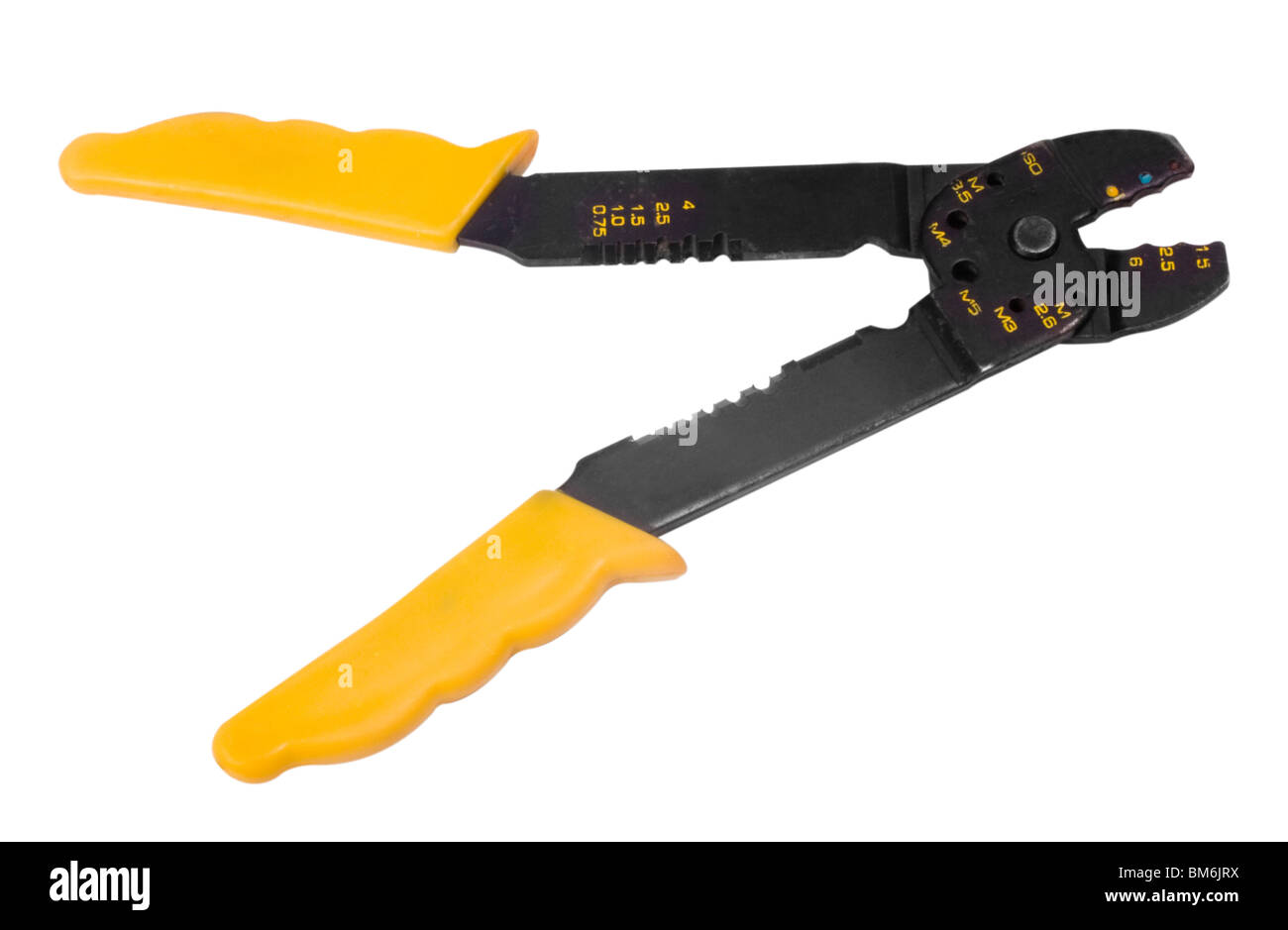 Closeup of a wire cutter Stock Photo Alamy