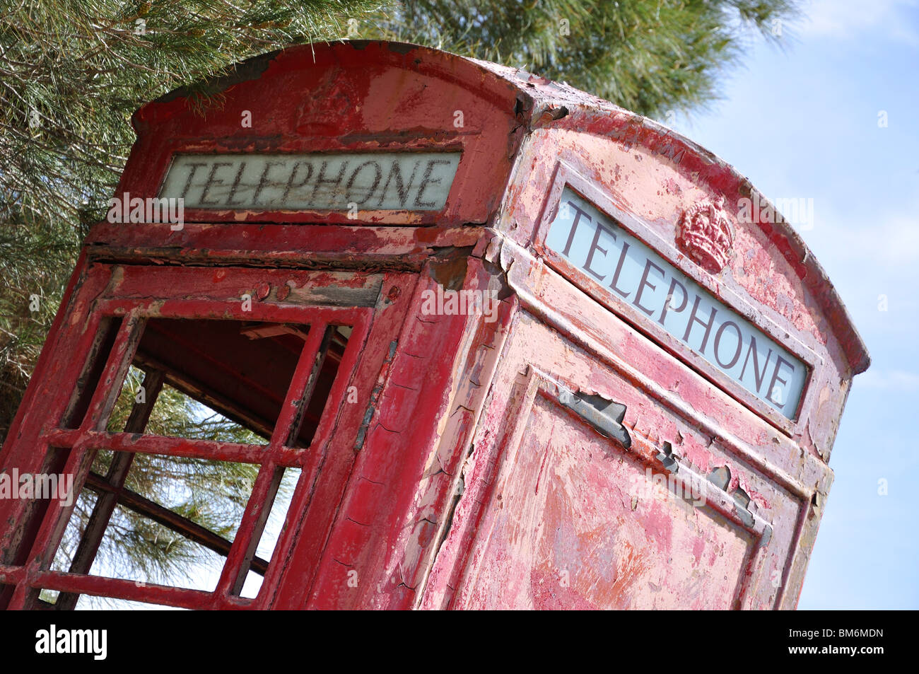 Old telephone box Stock Photo Alamy