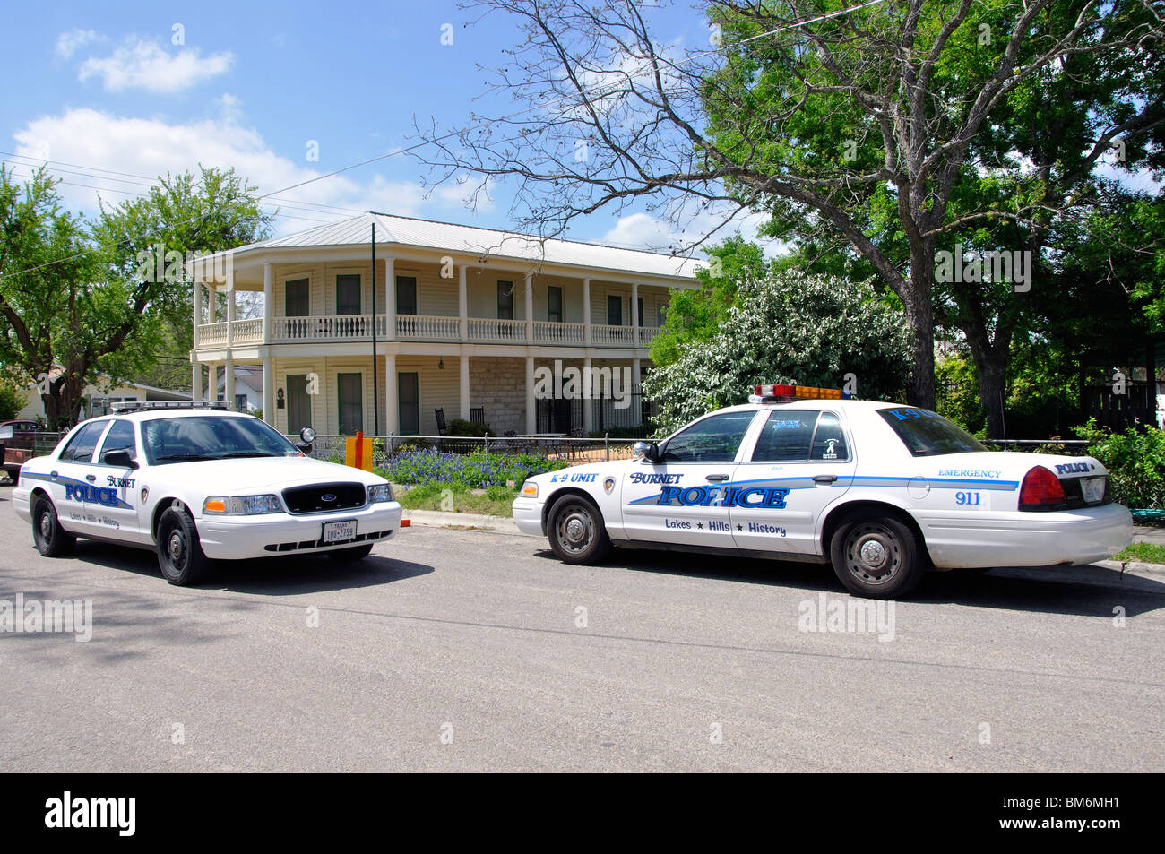 Police cars, Texas, USA Stock Photo Alamy