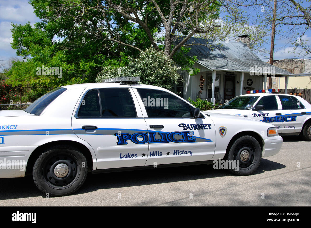 Police cars, Texas, USA Stock Photo Alamy