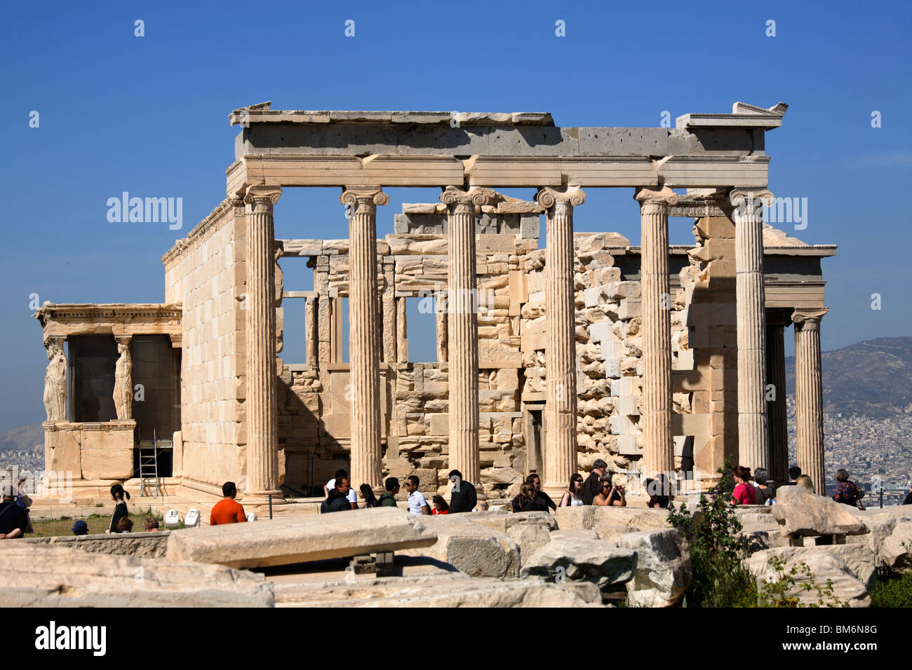 The temple of Erechtheion, Athens, Greece Stock Photo - Alamy
