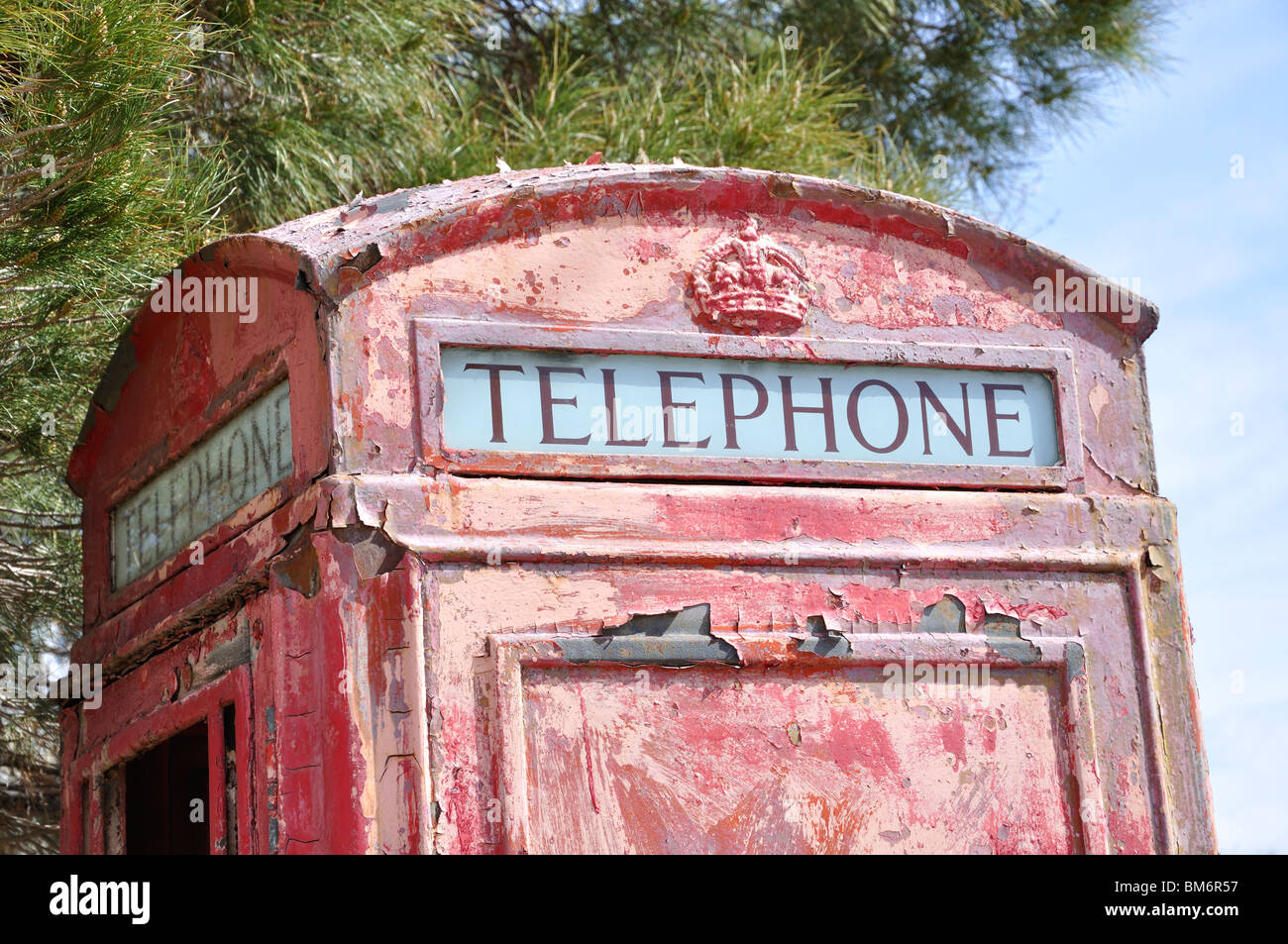 Old telephone box Stock Photo Alamy