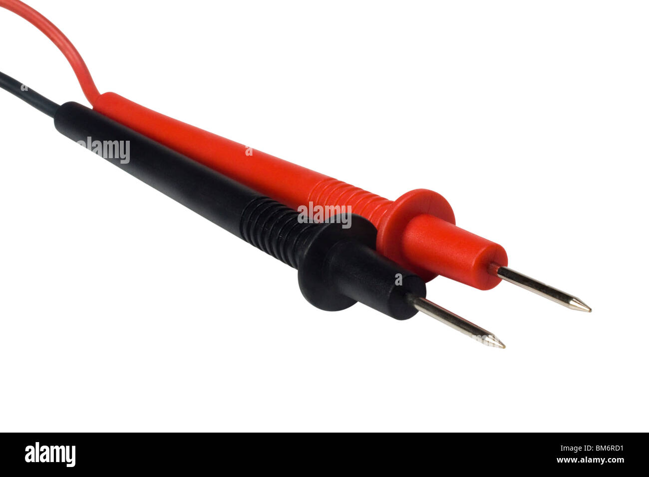 Closeup of a multimeter probes Stock Photo Alamy