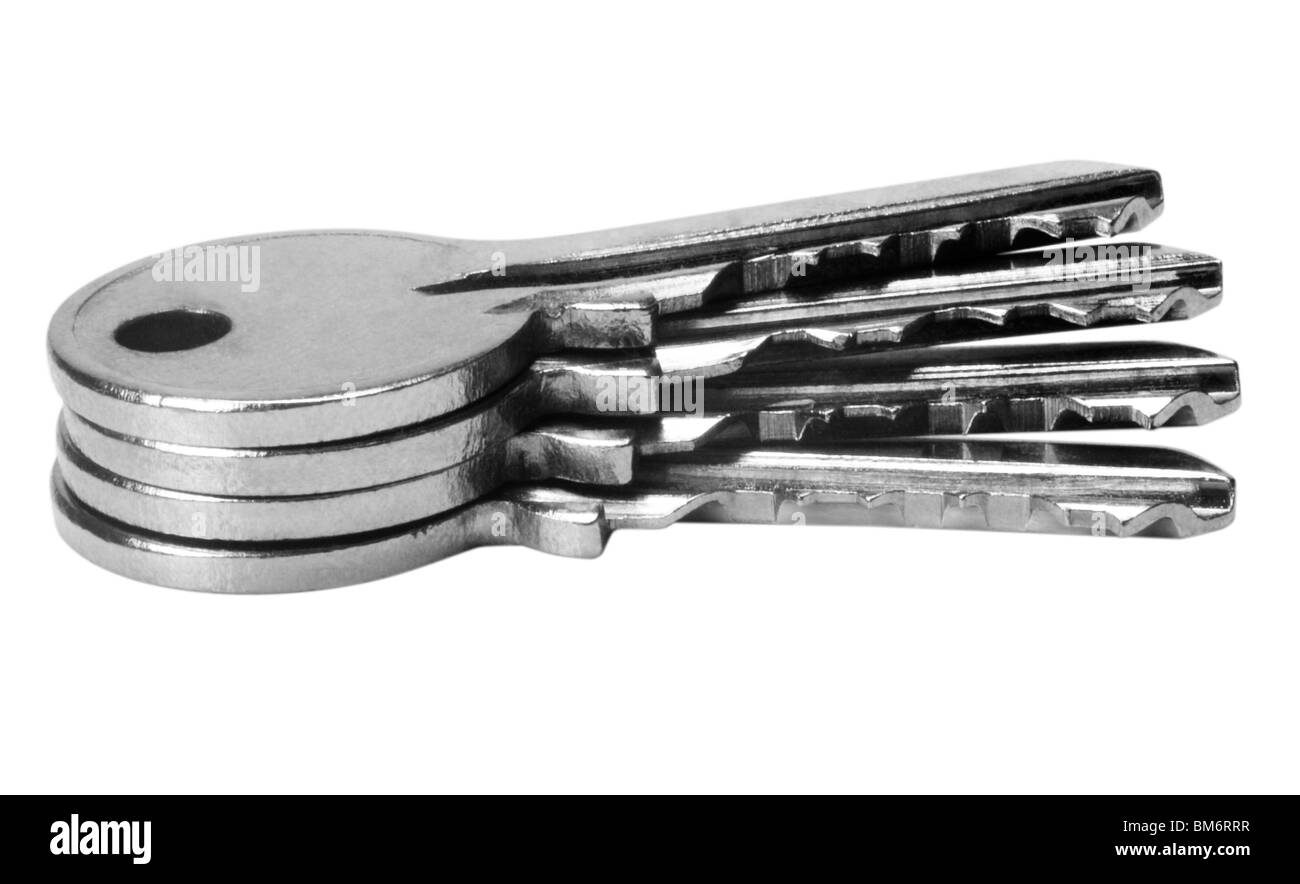 Closeup of keys stack Stock Photo Alamy