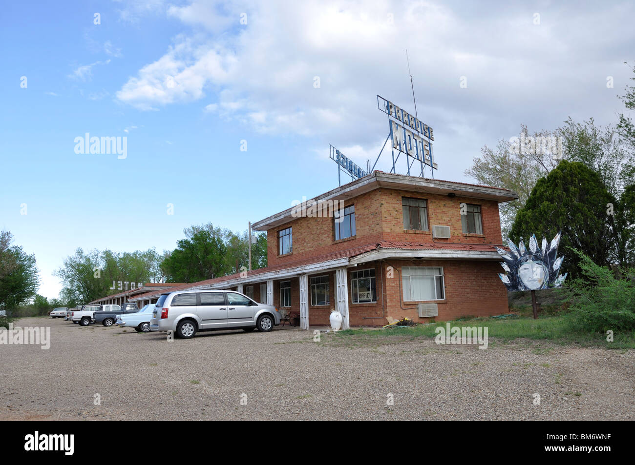 Paradise Motel in Tucumcari, New Mexico a historic Route 66 site, USA