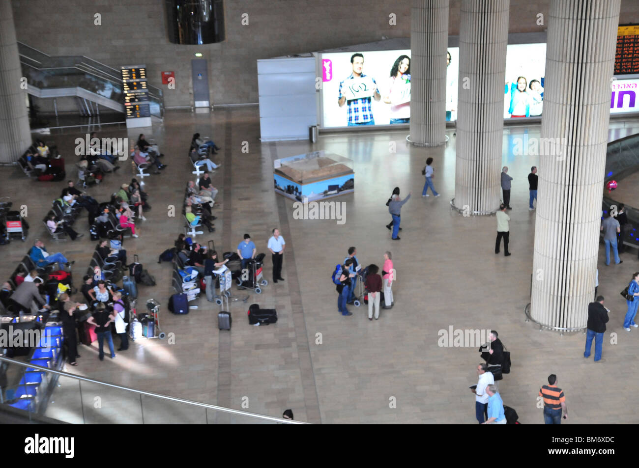 Israel, BenGurion international Airport, Terminal 3, Arrival hall