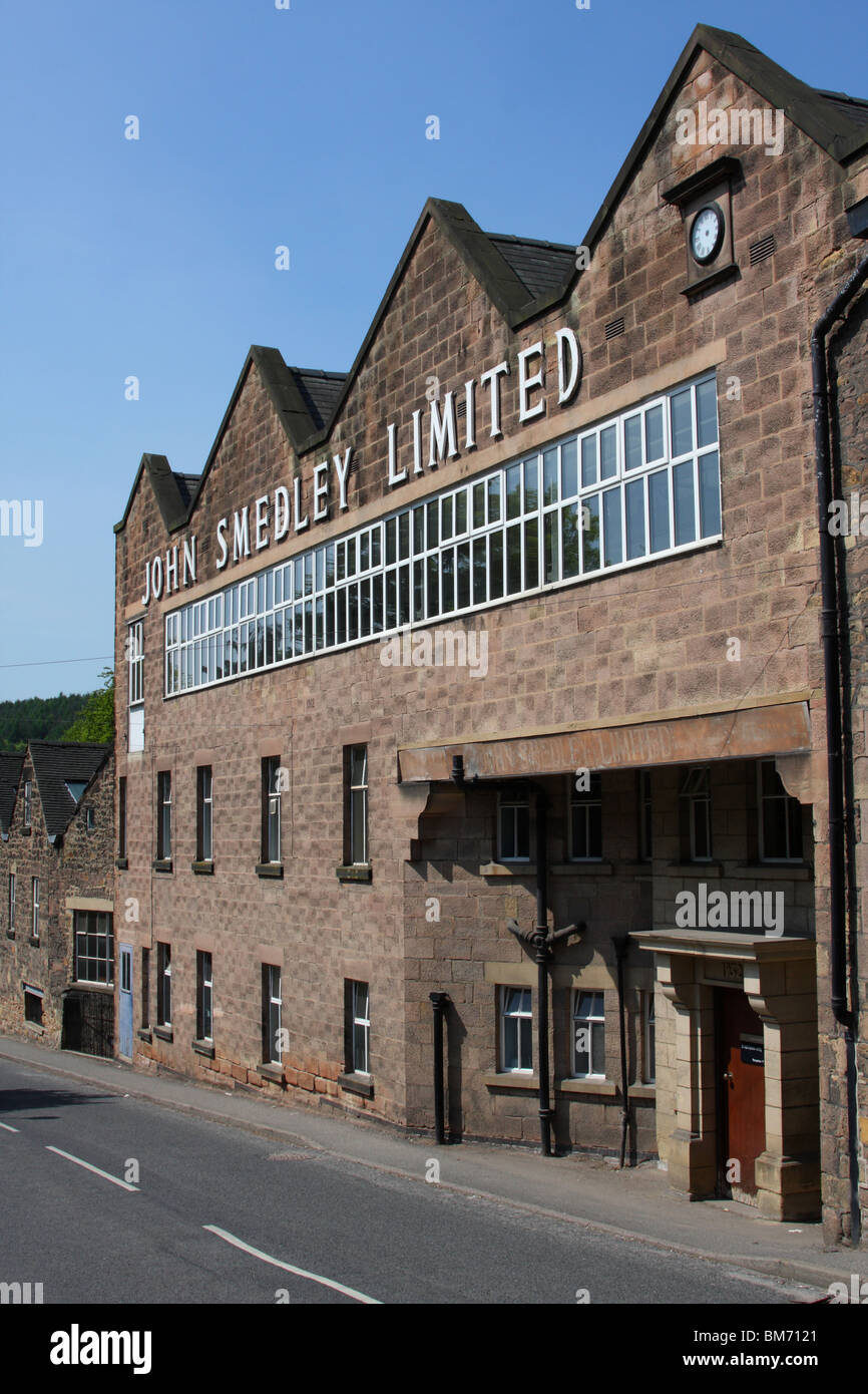 John Smedley Limited knitwear factory in Lea Mills, Cromford