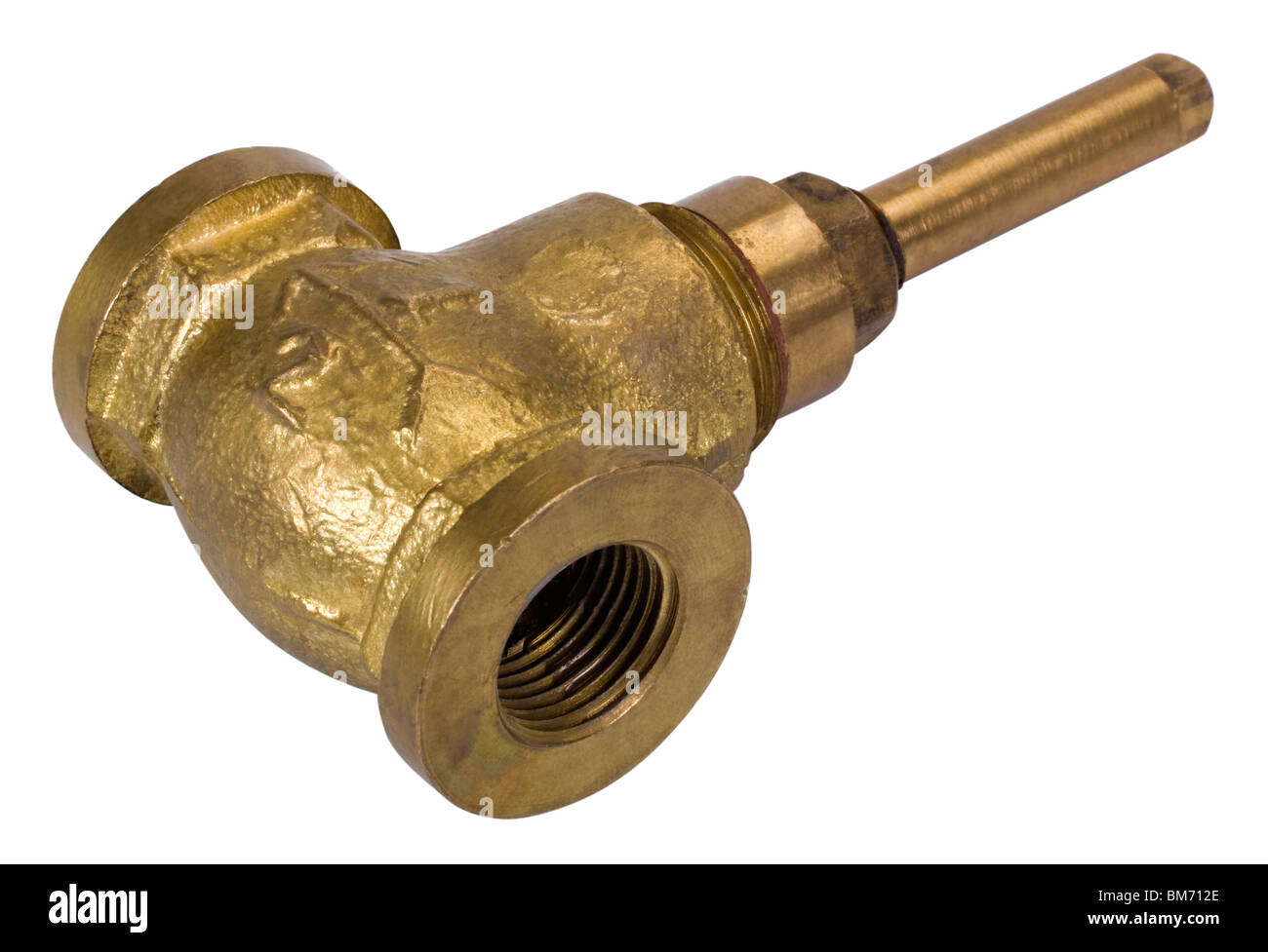 Close-up of a water shut off valve Stock Photo - Alamy