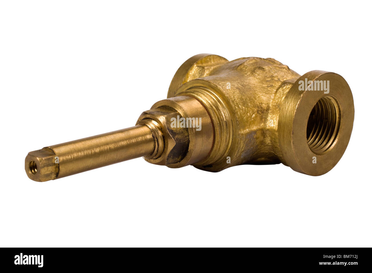 Close-up of a water shut off valve Stock Photo - Alamy