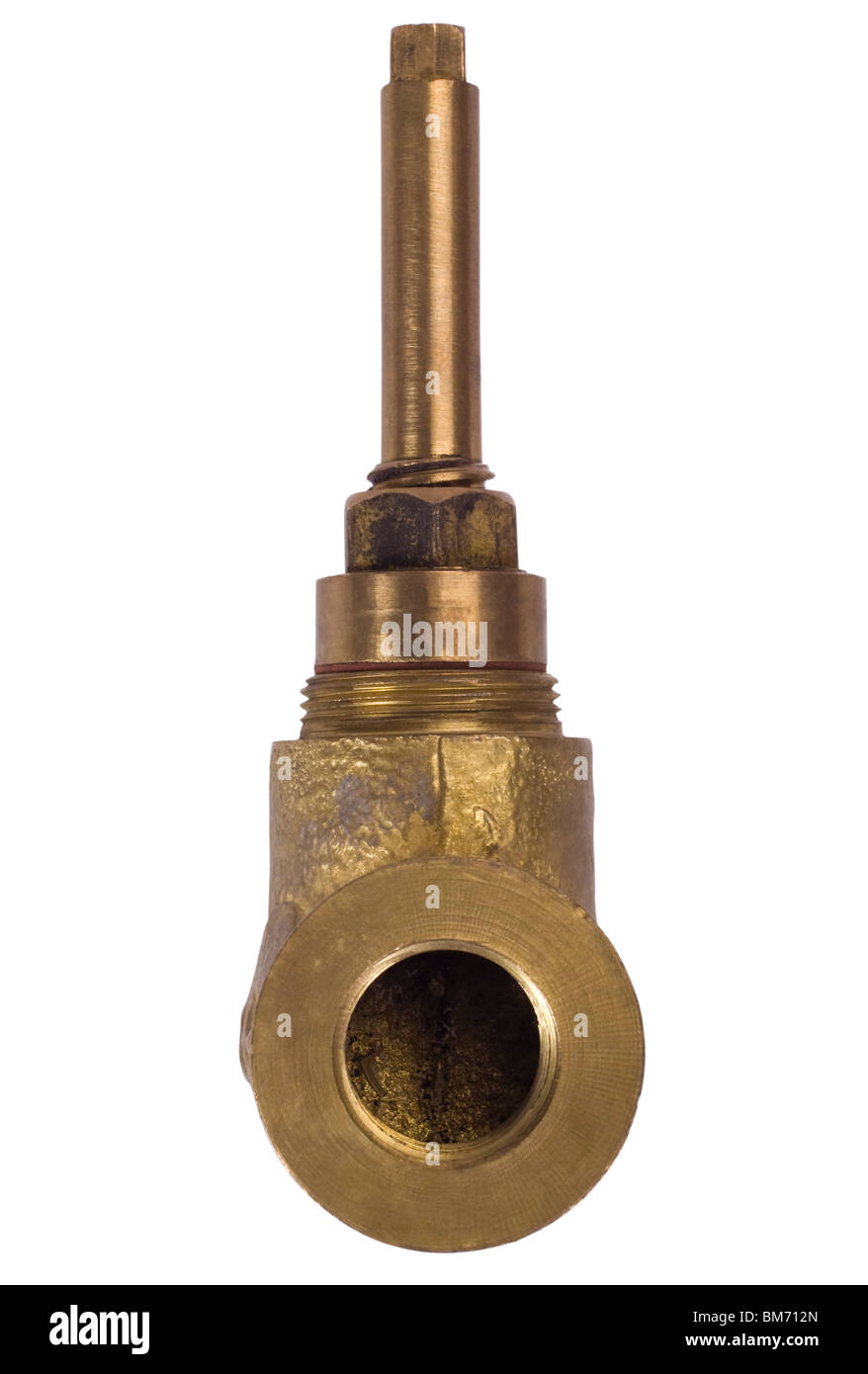 Close-up of a water shut off valve Stock Photo - Alamy