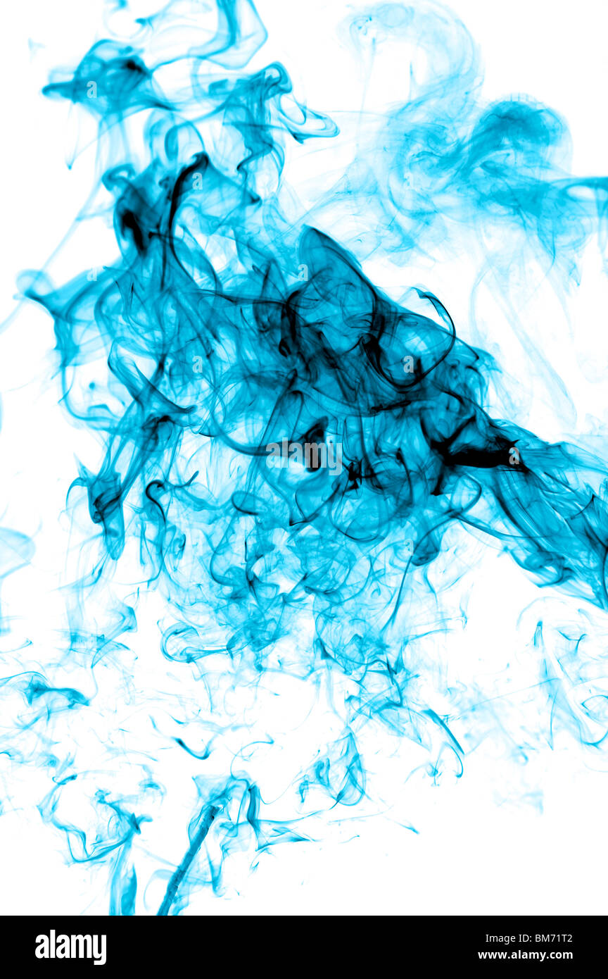 object on white smoke close up Stock Photo Alamy