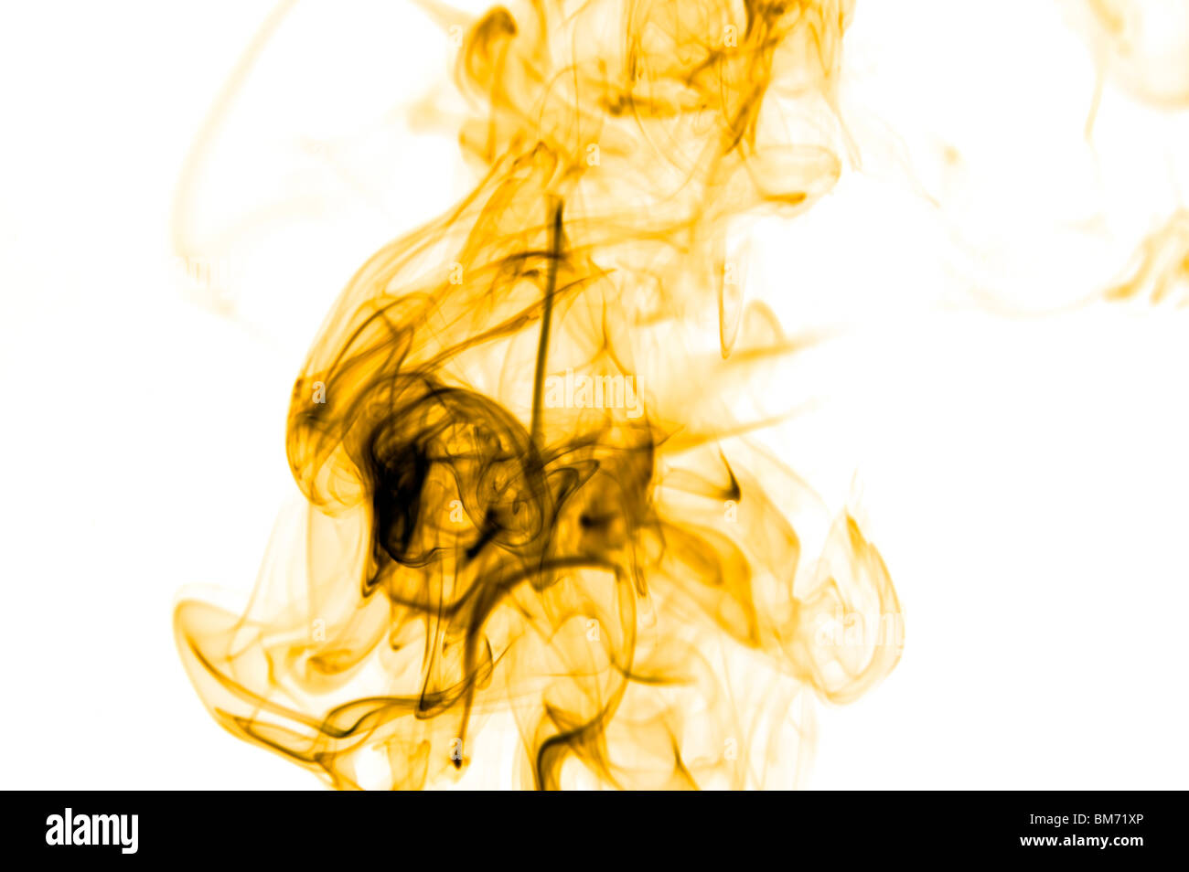 object on white smoke close up Stock Photo Alamy