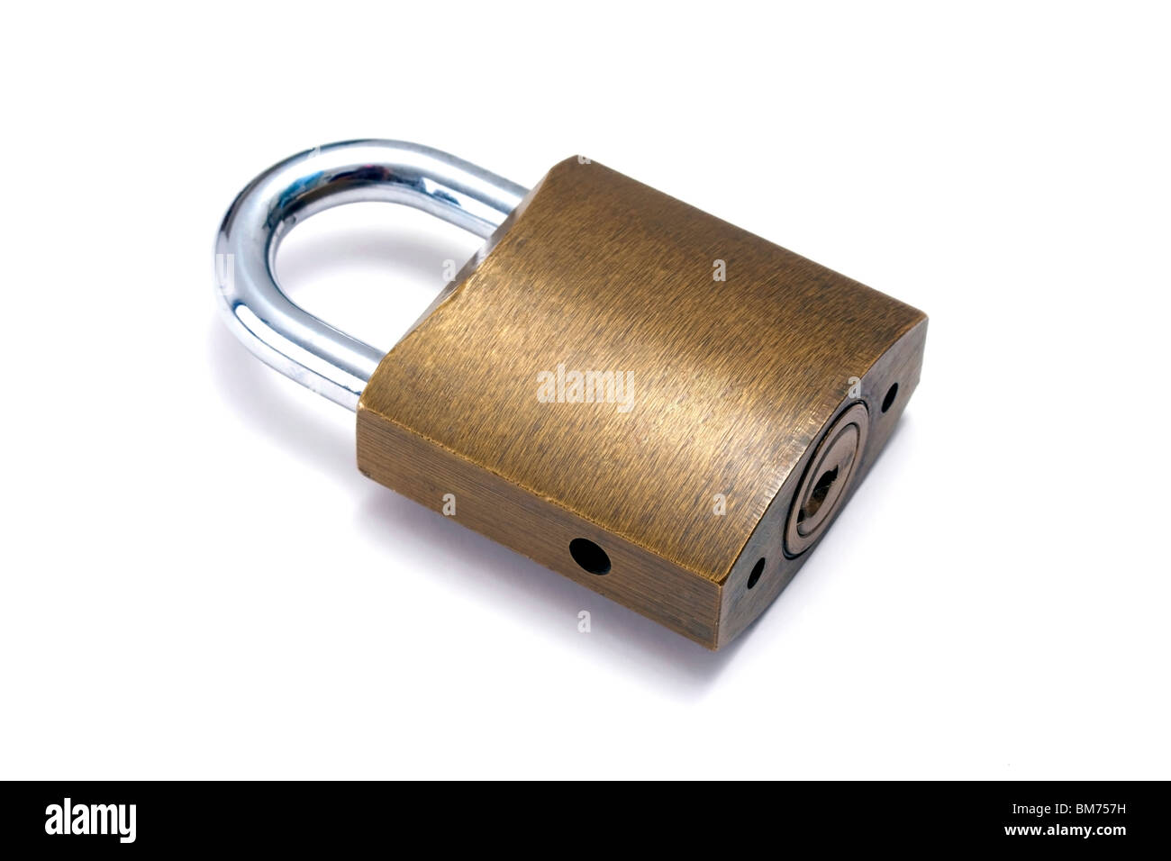 Padlock isolated on white background Stock Photo - Alamy
