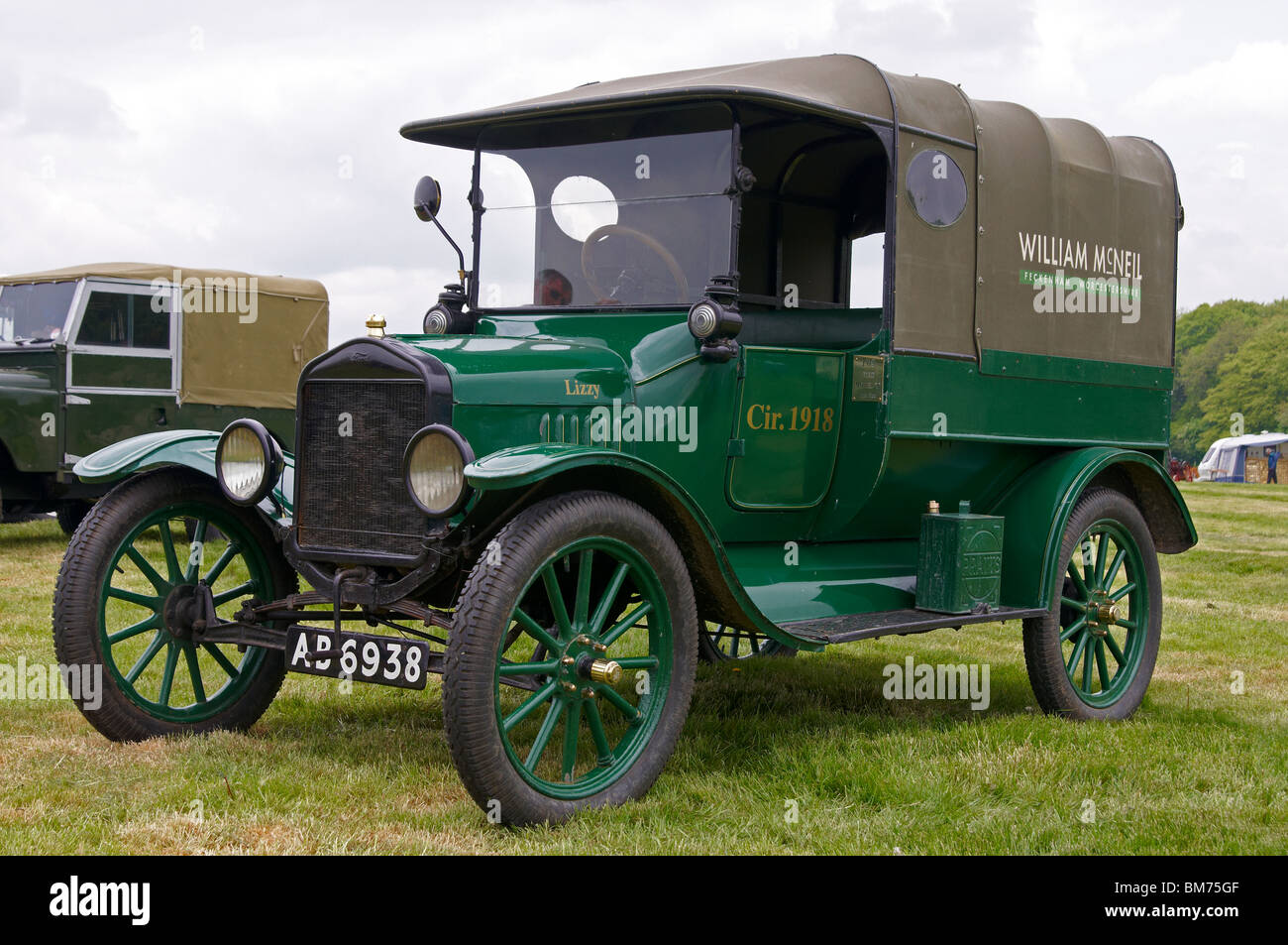 A 1919 Model T Ford van Stock Photo