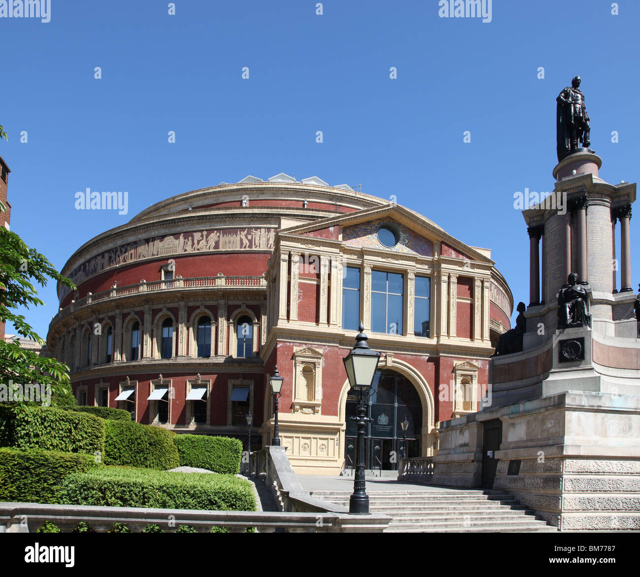 Royal Albert Hall, South Porch entrance Stock Photo