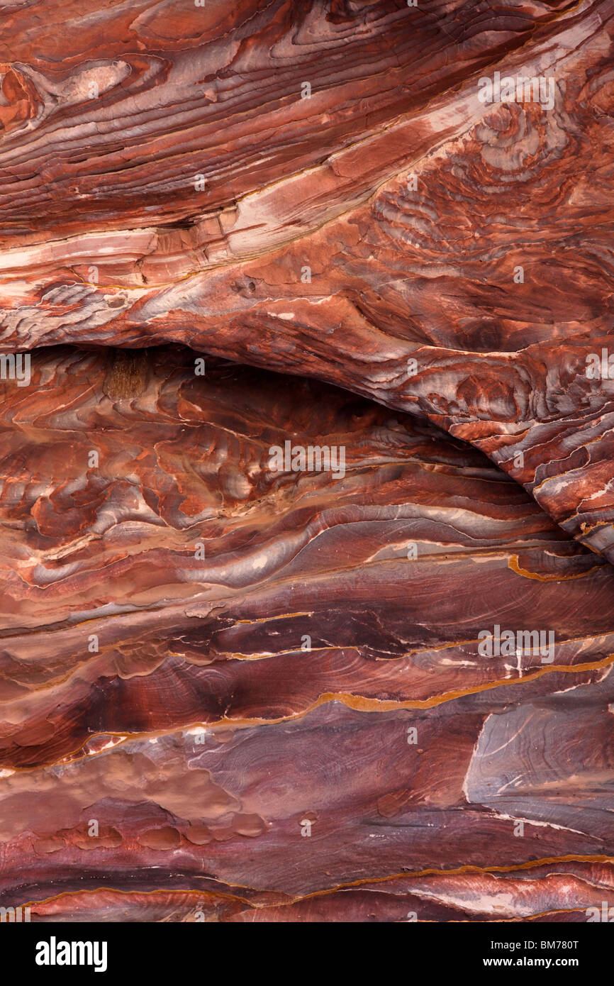 Colourful sandstone formation in the 