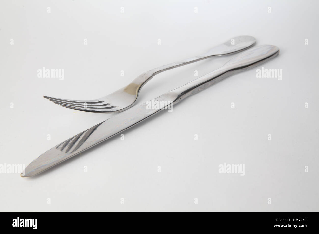 Knife and Fork Stock Photo