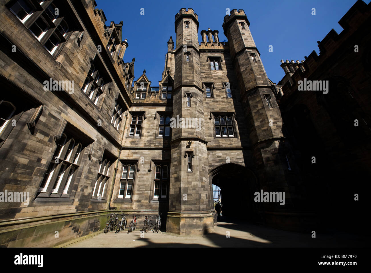 View of the courtyard of Assembly Hall, the location for the General