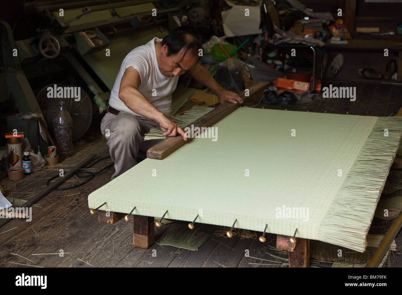 Japanese tatami maker hires stock photography and images Alamy