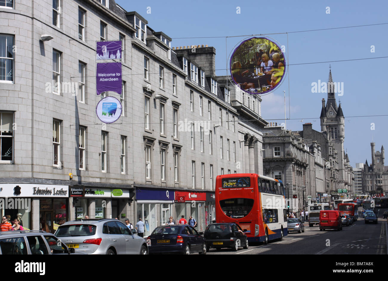 Union Street Aberdeen Scotland May 2010 Stock Photo Alamy
