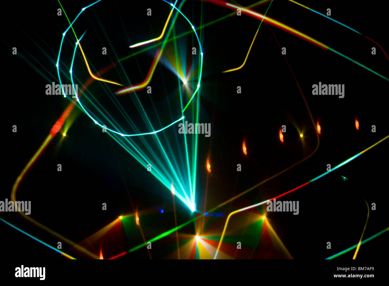 Colourful disco special effects hi-res stock photography and images - Alamy