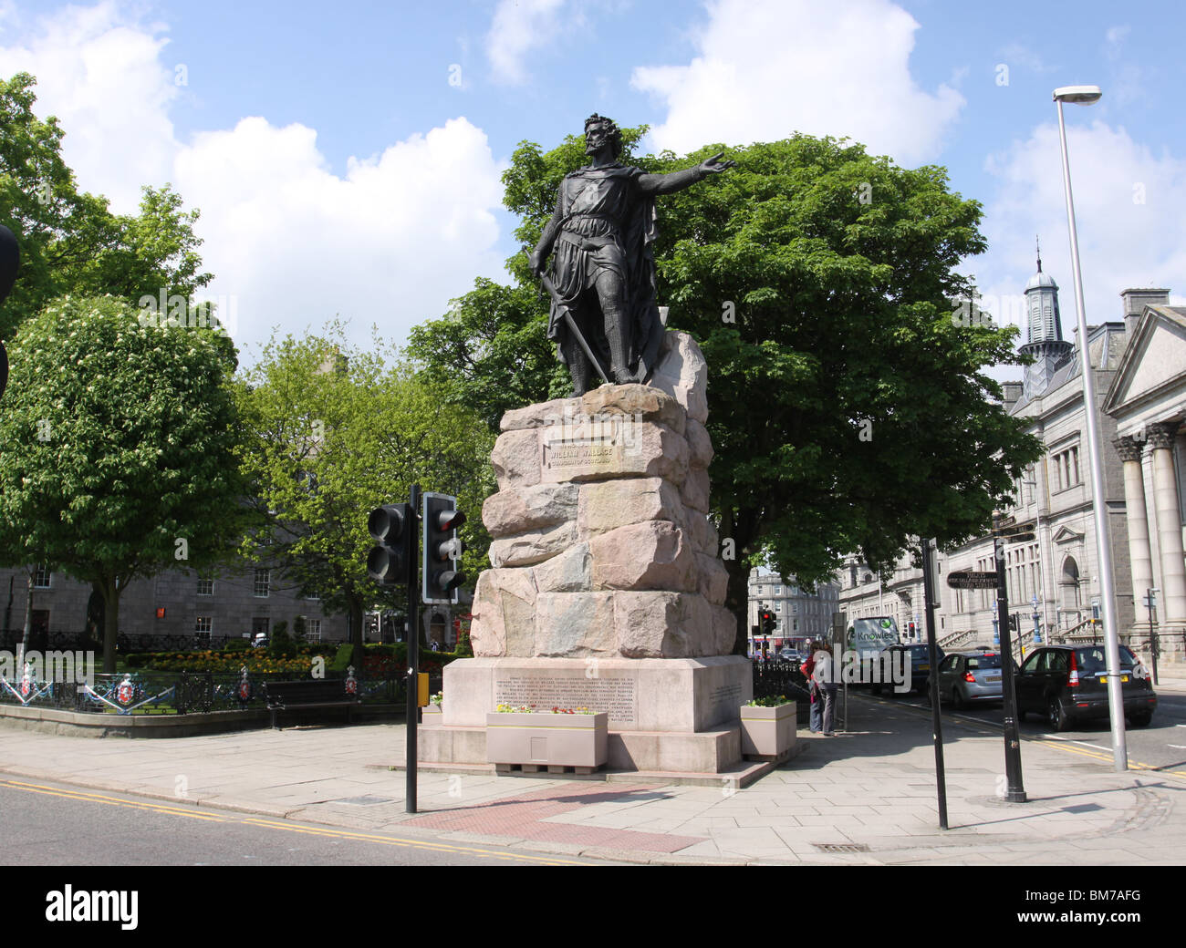 William Wallace statue Aberdeen Scotland May 2010 Stock Photo Alamy