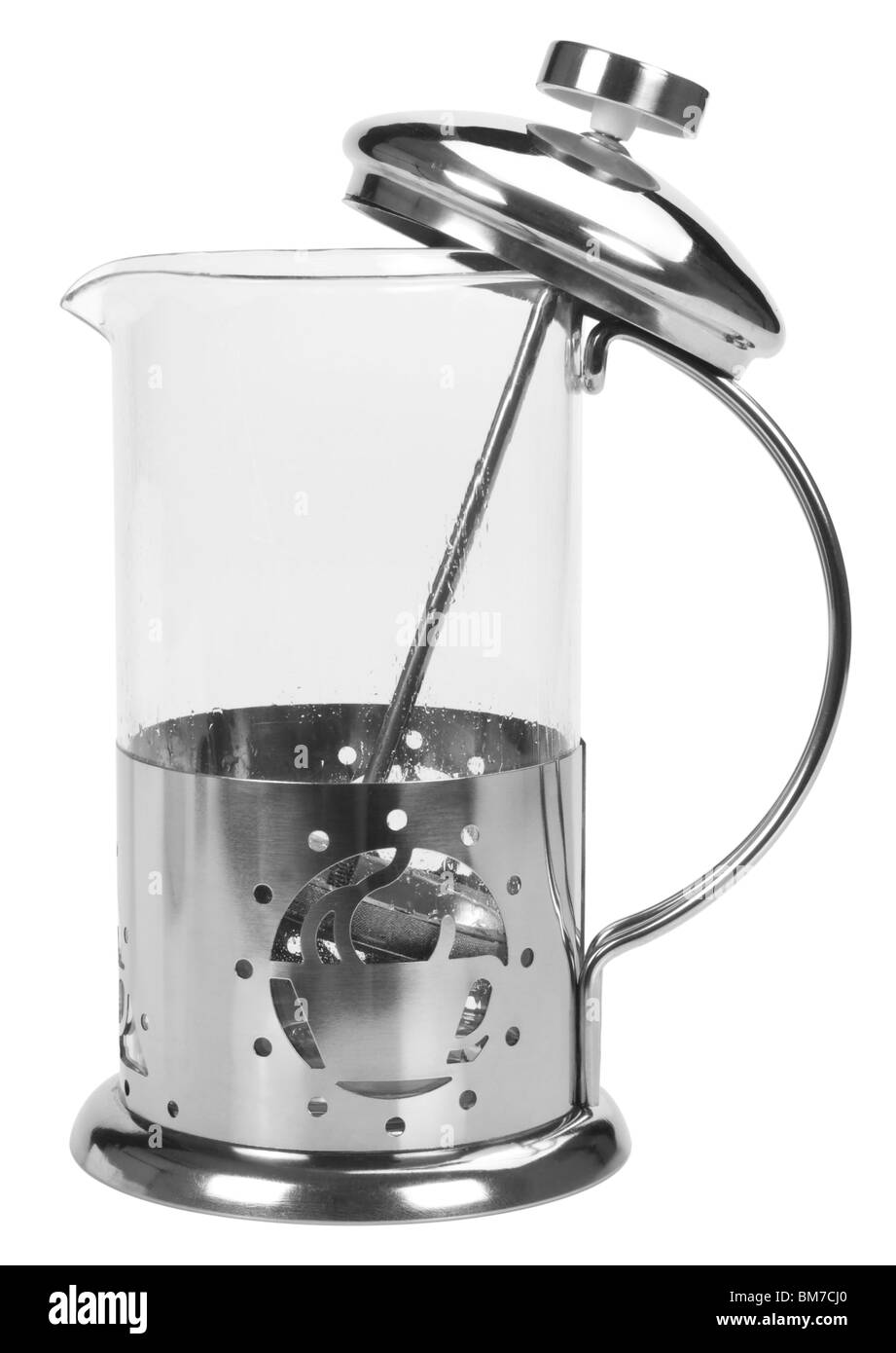 Closeup of a coffee maker Stock Photo Alamy