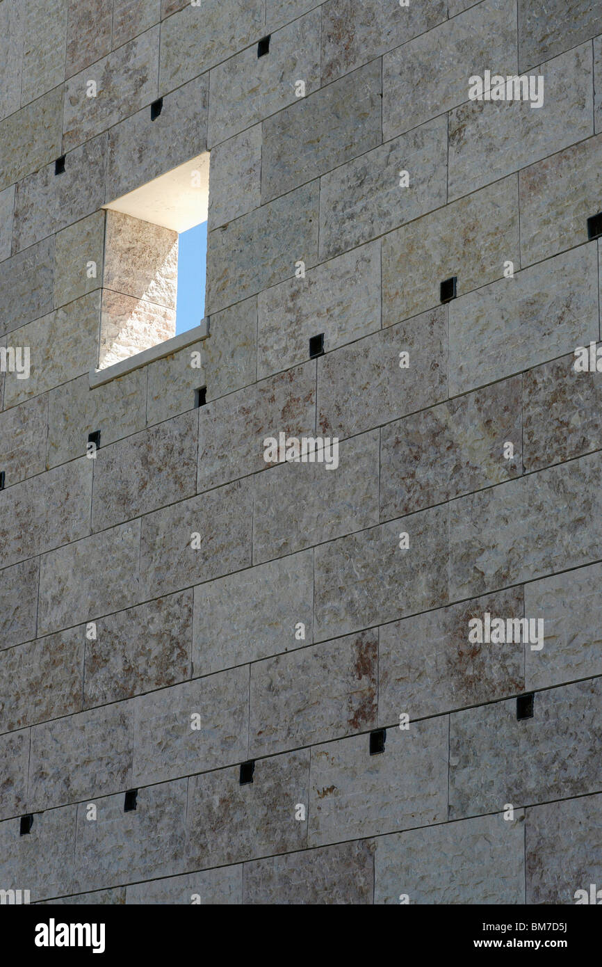 A window in a stone wall Stock Photo - Alamy