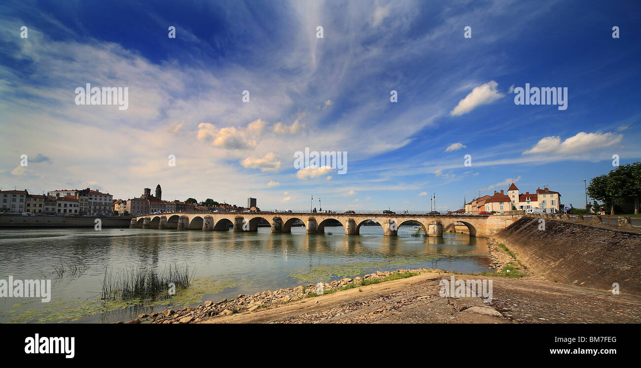 Saint Laurent sur Saône (01 Stock Photo Alamy