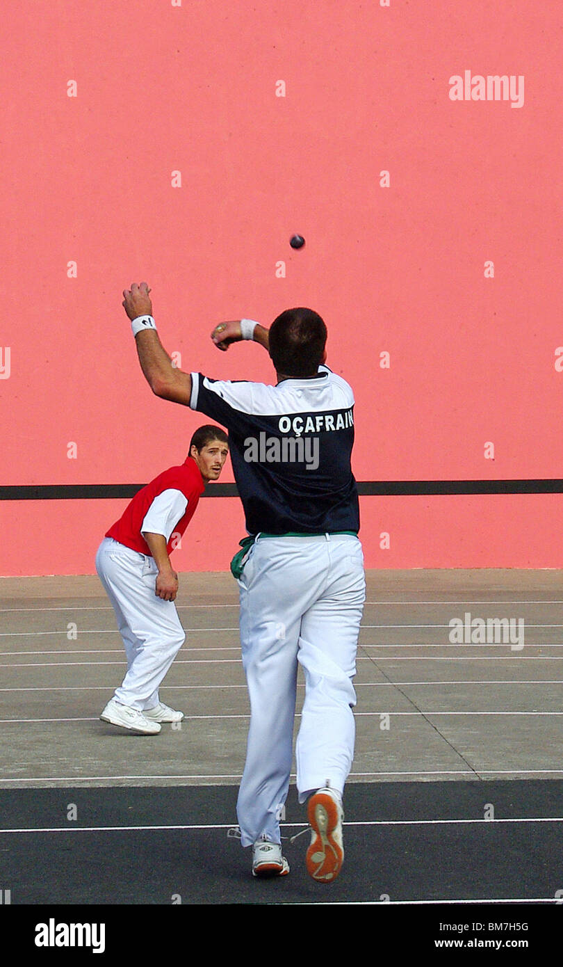 Biarritz (64) Basque Pelota, traditional game (variety of court sports