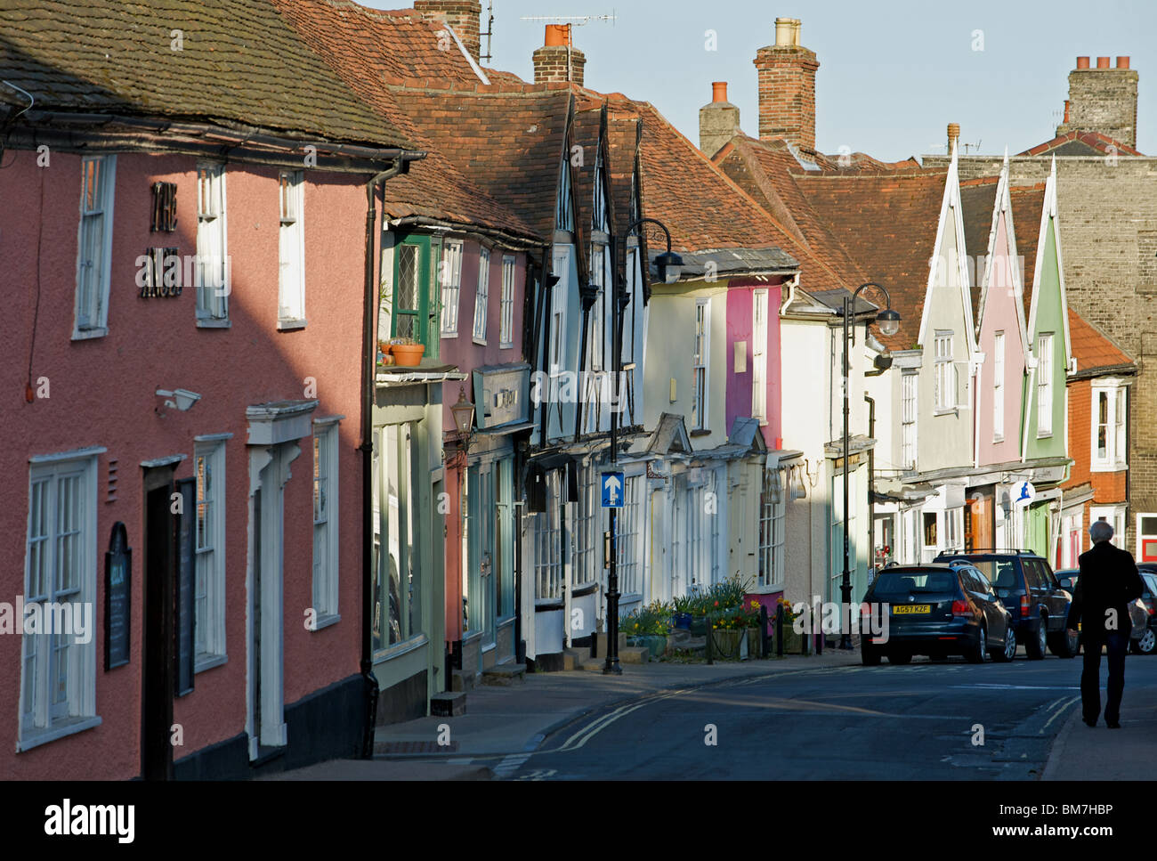 Market Hill, Woodbridge, Suffolk, UK Stock Photo Alamy