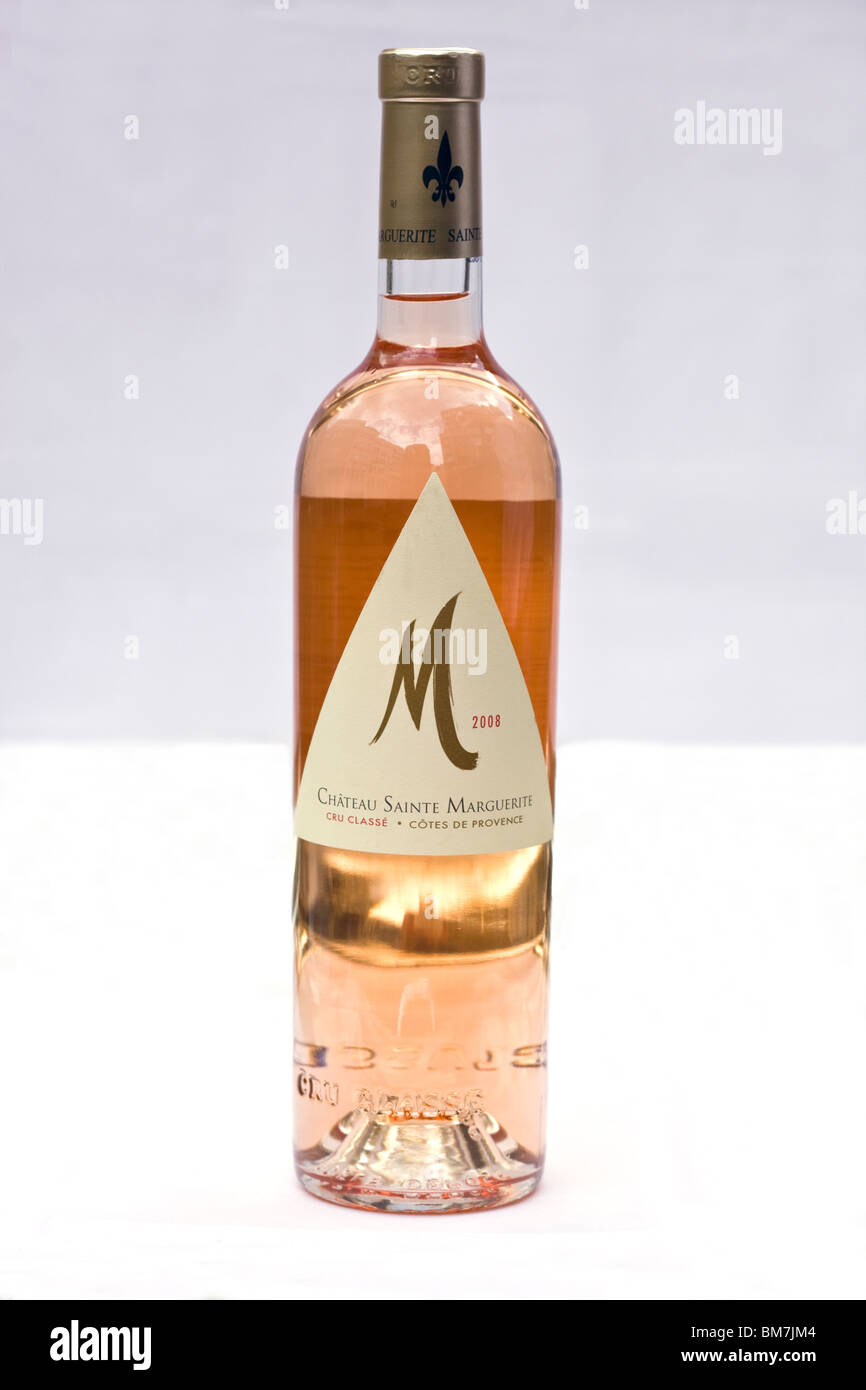 Chateau Sainte Marguerite Rose Wine Stock Photo Alamy