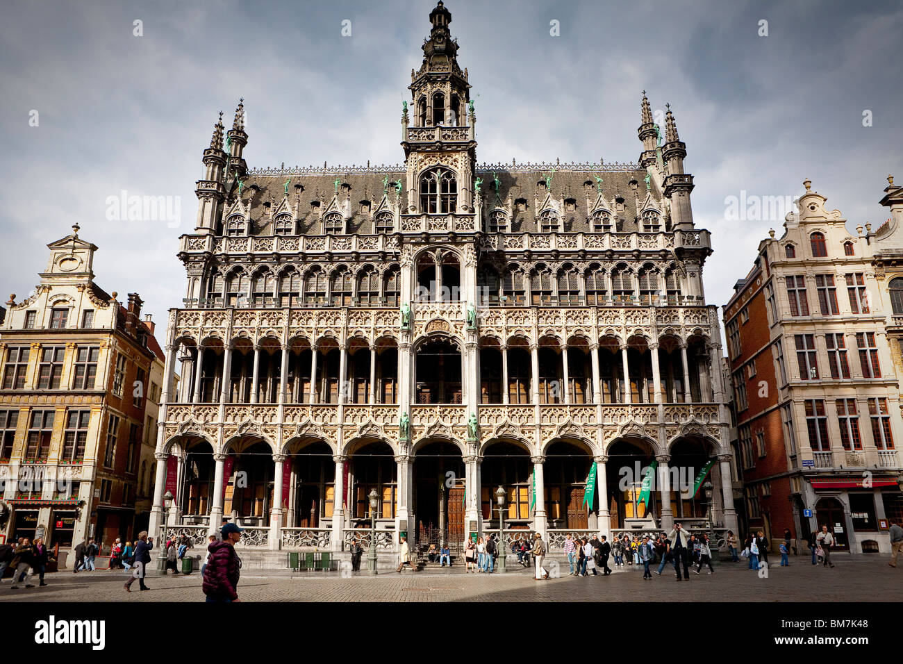 Grand Place, Grote Markt, Broodhuis, Maison du Roi,  Brussels Stock Photo