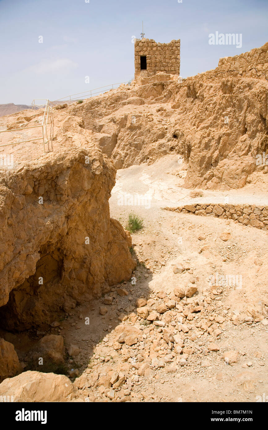 Ancient Quarry at Masada and King Herod's ancient fortress - Israel ...