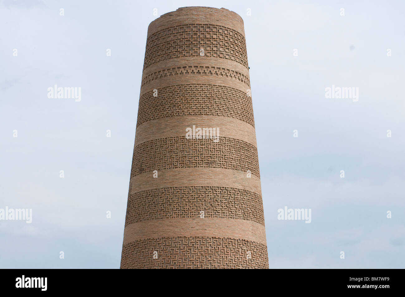 Burana Tower, minaret, Burana, Kyrgyzstan Stock Photo