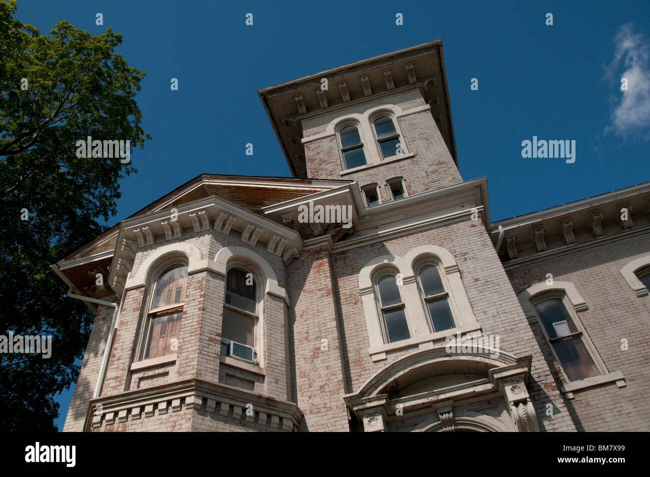 Landmark buildings in Corn Hill area of Rochester NY USA Stock Photo