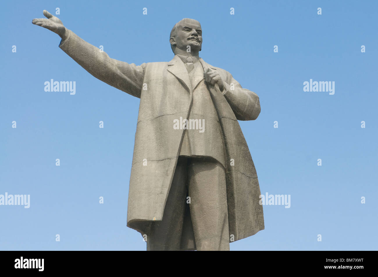Statue of Lenin, Osh, Kyrgyzstan Stock Photo