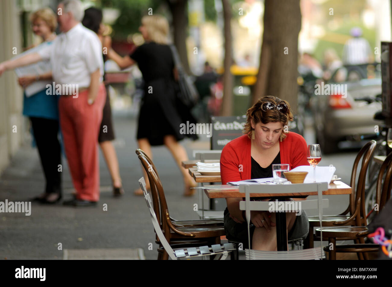 outdoor dining gertrude street fitzroy victoria Stock Photo Alamy