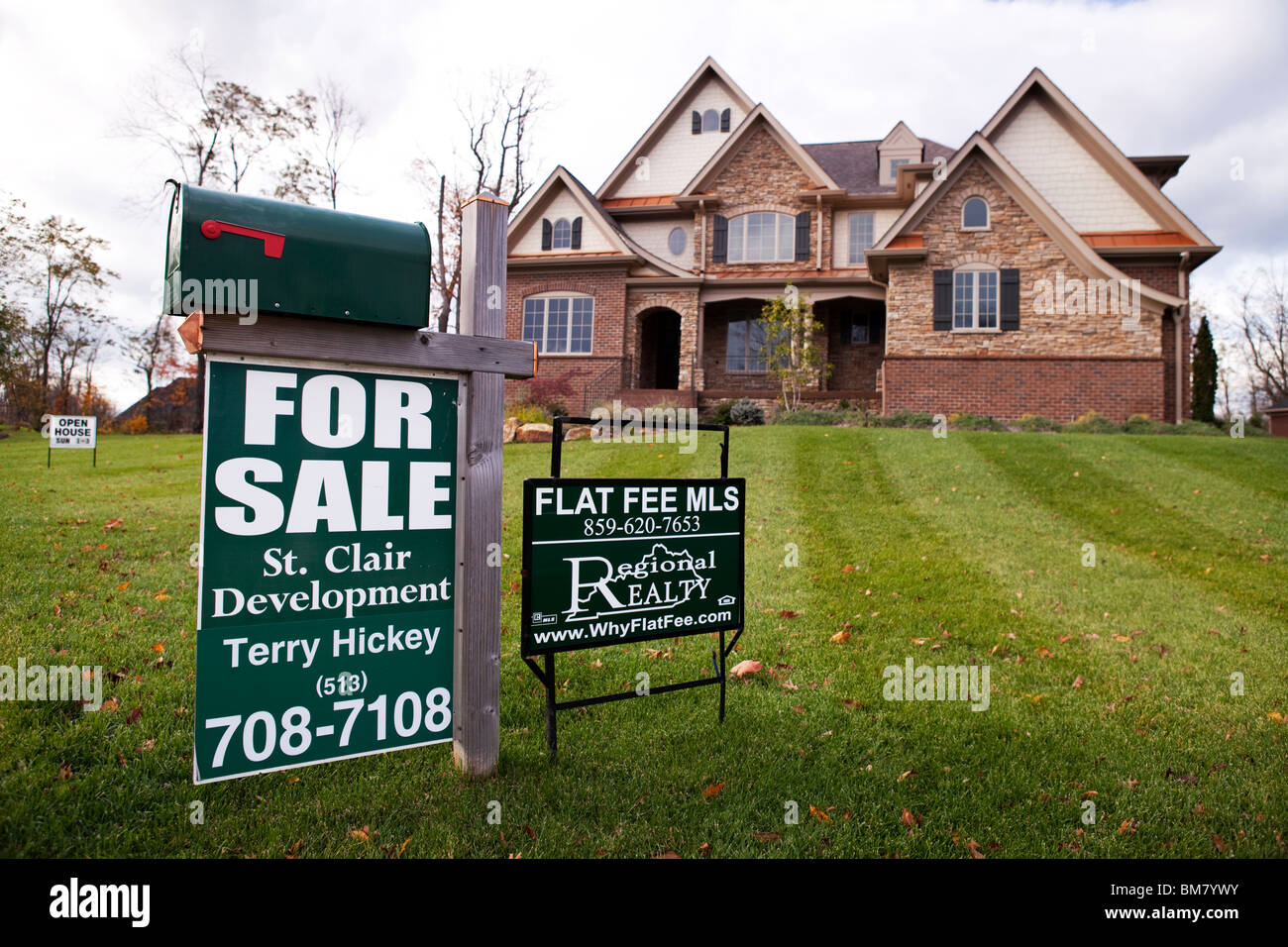 Huge property on sale. Kentucky countryside USA Stock Photo