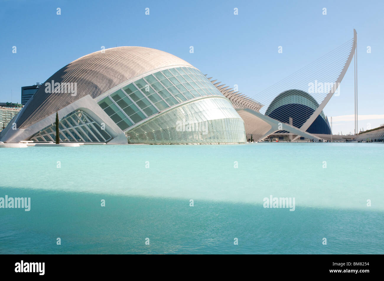 City of Arts and Sciences. Valencia, Spain. Stock Photo