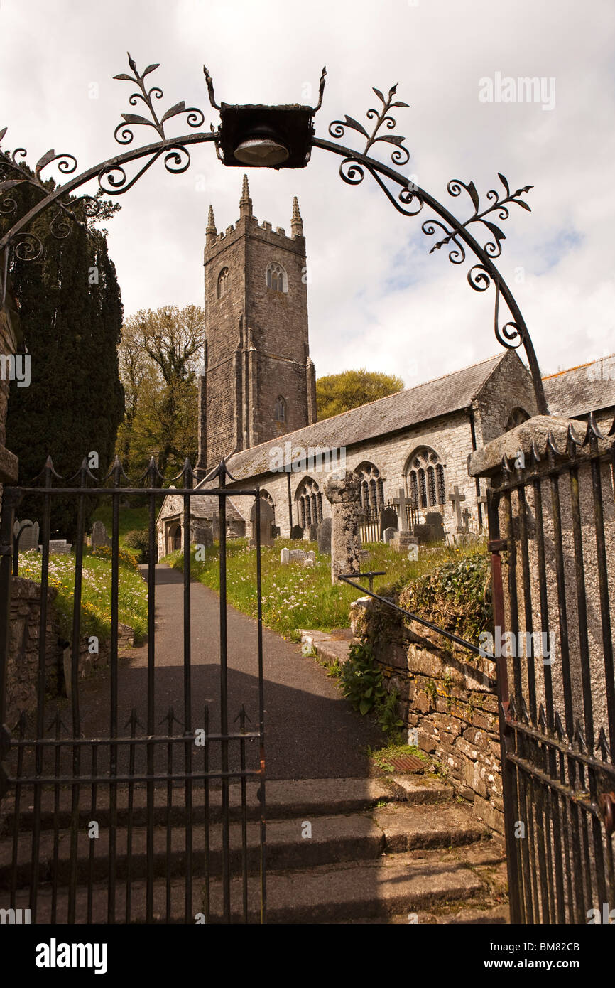 UK, Cornwall, Altarnun, St Nonna’s Parish Church Stock Photo