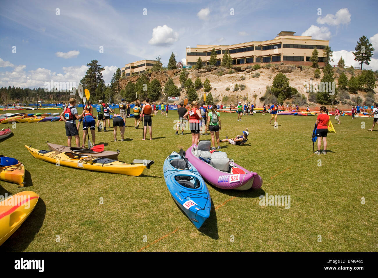 The PolePedalPaddle sporting event held each year in Bend, Oregon