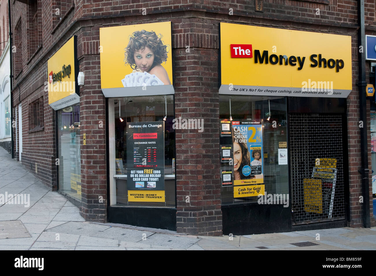 The Money Shop Based On Friar Lane Nottingham England Uk Stock Photo Alamy