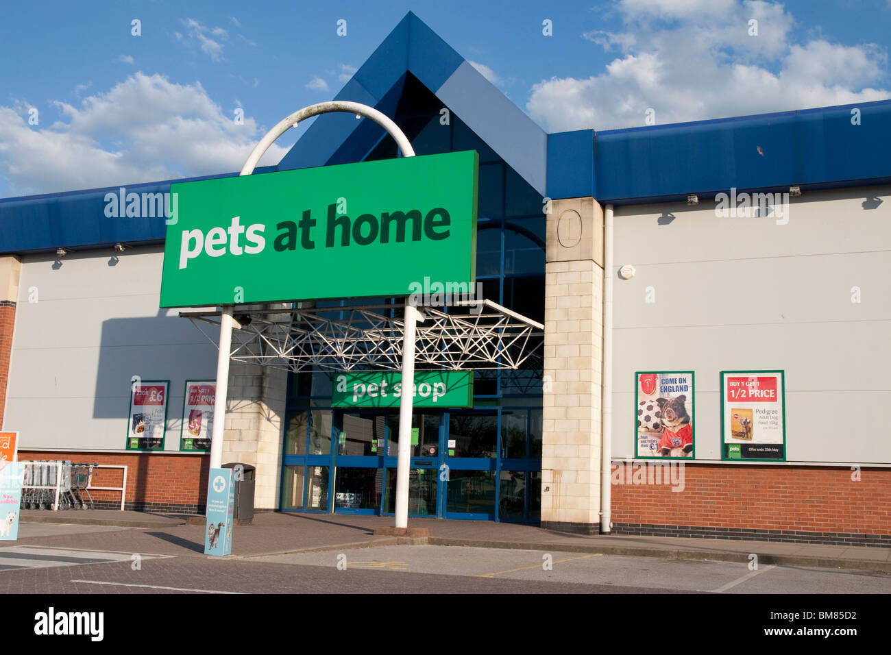 Pets at home retail store at Castle 
